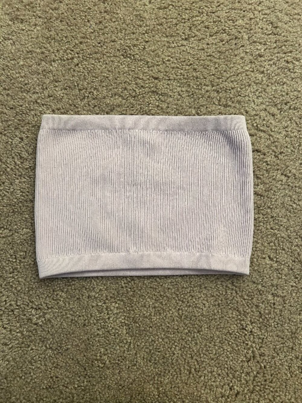 Lavender Cotton On Cropped Tube Top